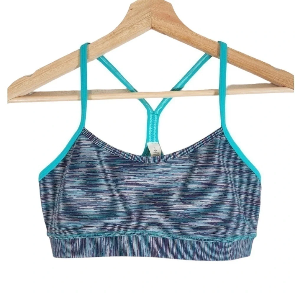 Lululemon Athletica 4 Flow Y Bra Size 6